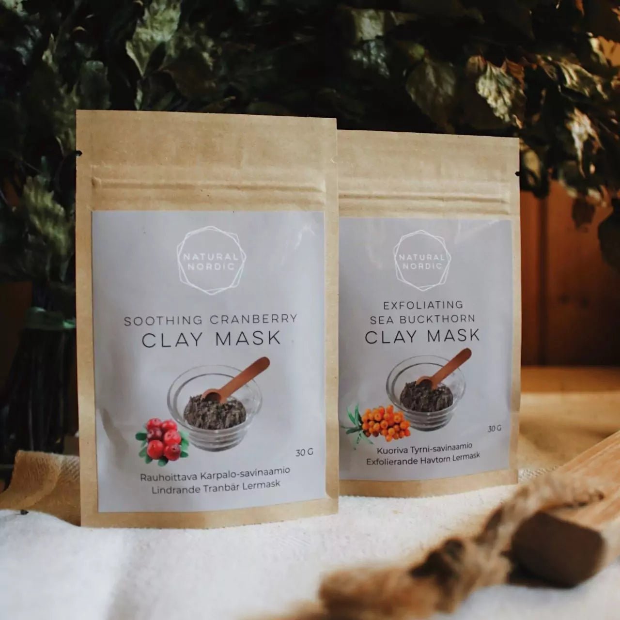 CRANBERRY CLAY MASK - Natural Nordic