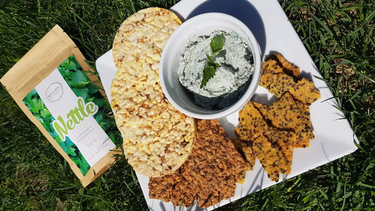 Natural Nordic Nettle goat cheese spread