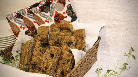 Natural Nordic Herbal mushroom focaccia