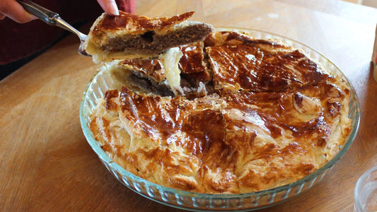 Natural Nordic blackcurrant frangipane tart
