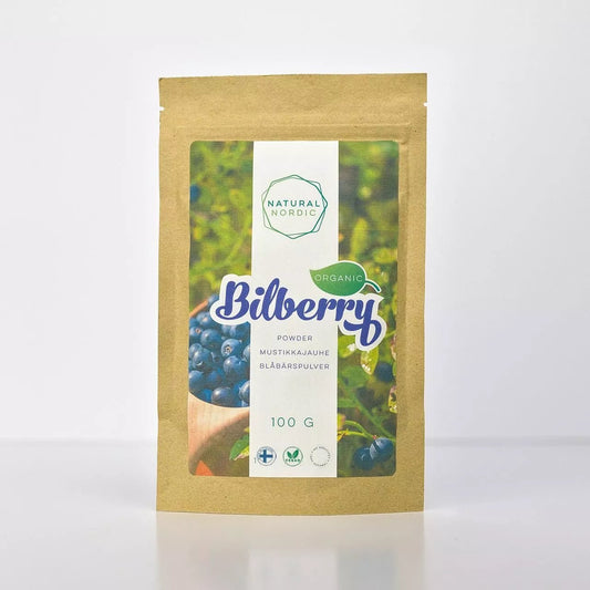 ORGANIC BILBERRY POWDER Wild Nordic berry - Natural Nordic