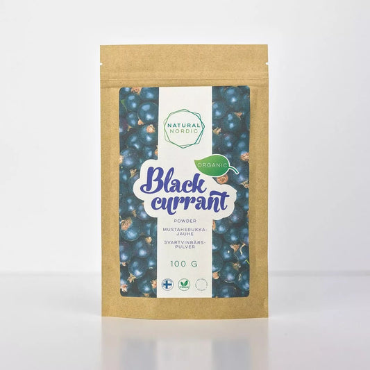 ORGANIC BLACKCURRANT POWDER Nordic berry - Natural Nordic