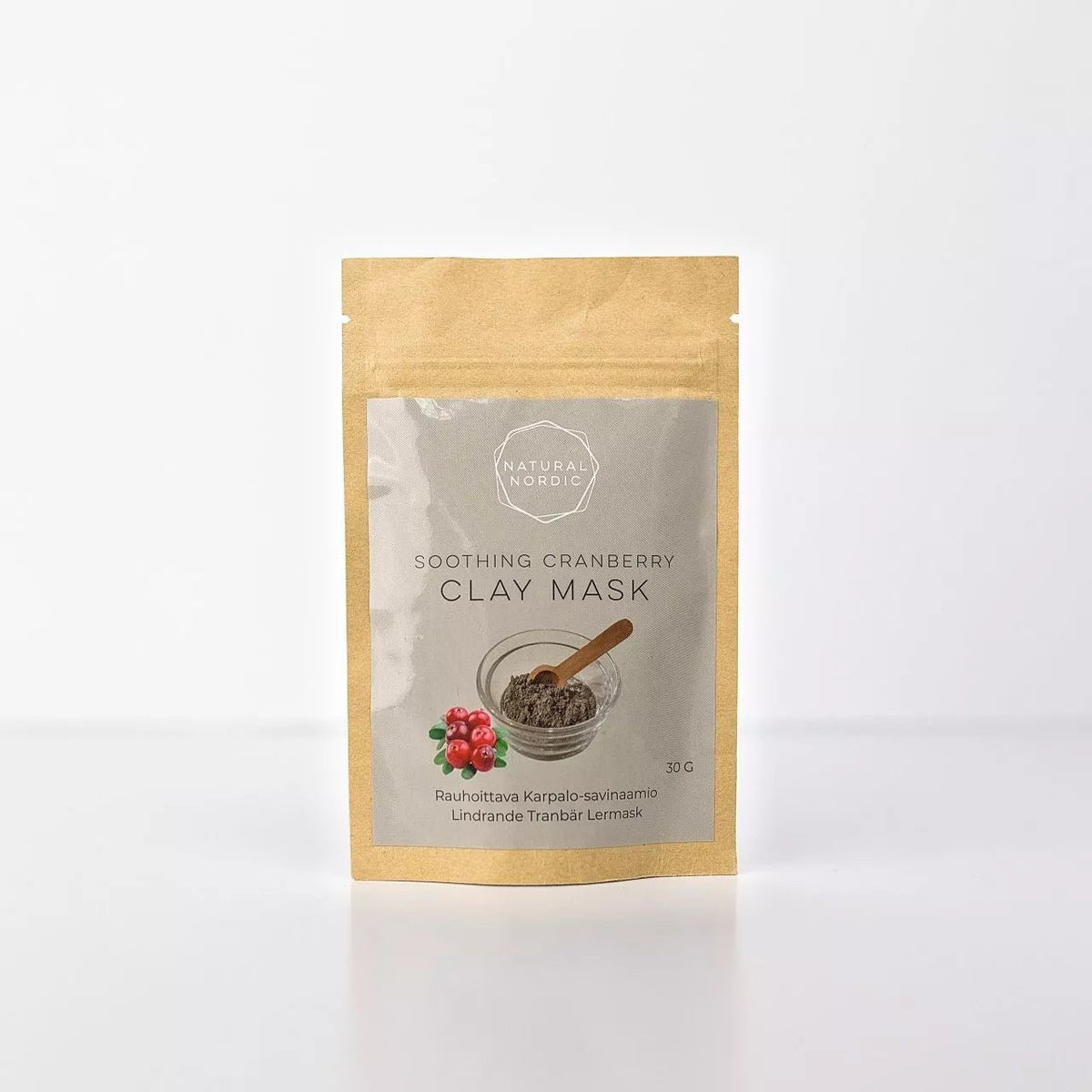 SOOTHING CRANBERRY CLAY MASK - Natural Nordic