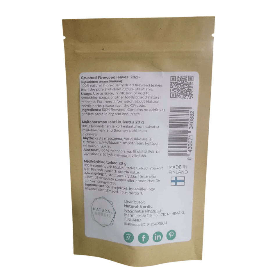 FIREWEED LEAVES crushed - Natural Nordic