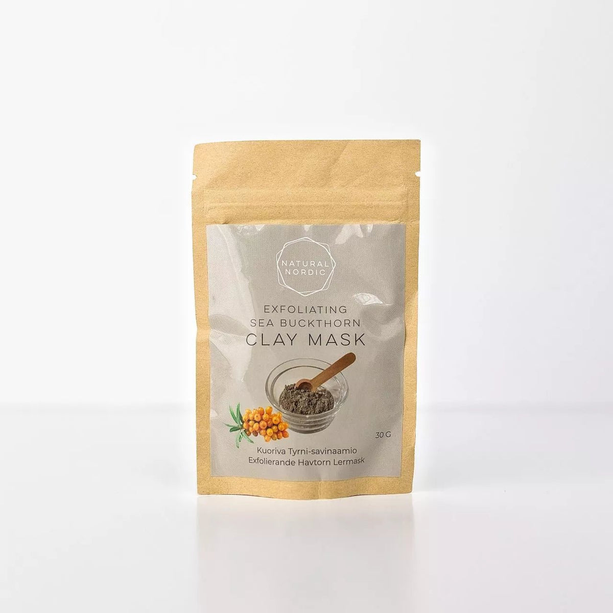 EXFOLIATING SEA BUCKTHORN CLAY MASK - Natural Nordic